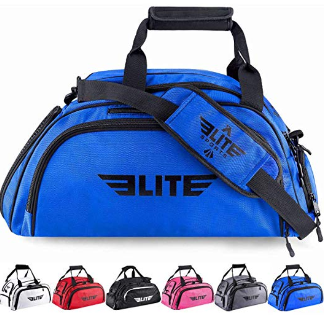 Elite Sports Boxing Gym Duffle Bag for MMA, BJJ, Jiu Jitsu Gear, Duffe –  Sportsvio